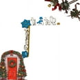 THENEWS 2024 2024 Wooden Christmas Door Corner Decoration Christmas Door Top Frame Decoration