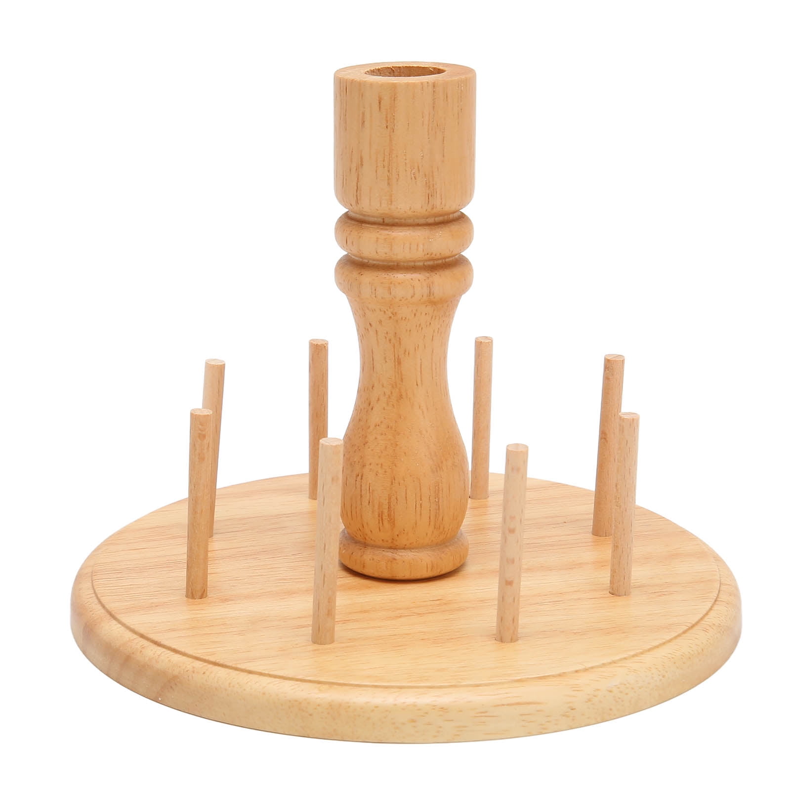 2024 Wooden Thread Holder Rack 8 Spools Beech Wood Bobbin Holder