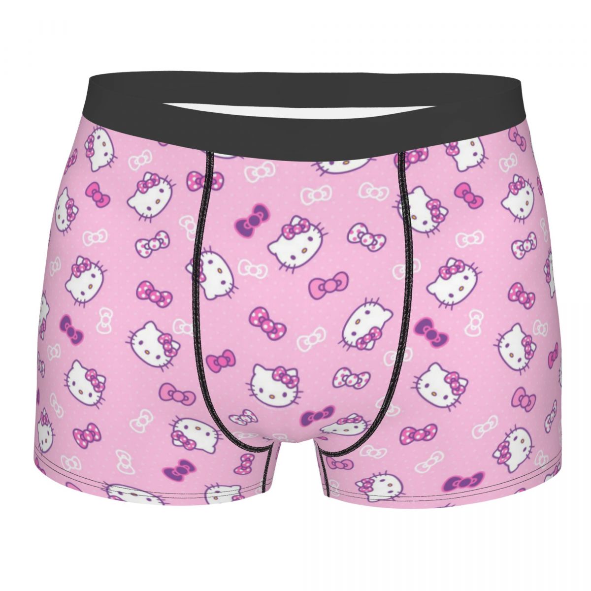 2024 YONGNE Custom Hello Kitty Pattern Underwear Men Breathable Sanrio ...