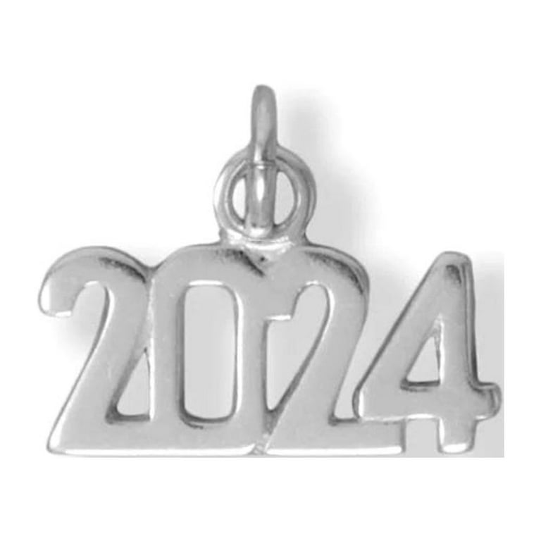 Sterling Silver Charm-16mm Year 2024