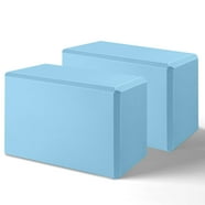 Yoga Blocks 2 Pack - High Density EVA Foam Blocks, Non-Slip Surface, 9x6x3 Inches, For Yoga, Pilates, Stretching