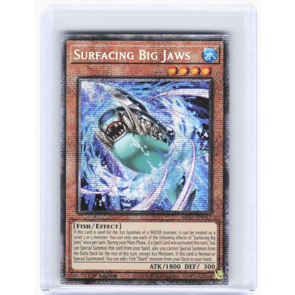 2024 YuGiOh! Surfacing Big Jaws QCSR Foil 1st Edition #ROTA-EN001 Trading Card