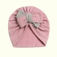 thumbnail image 1 of 2024 breaise Toddler Girls Cute Bowknot Solid Color Baby Elastic Hair Hair Accessories Hat, 1 of 3