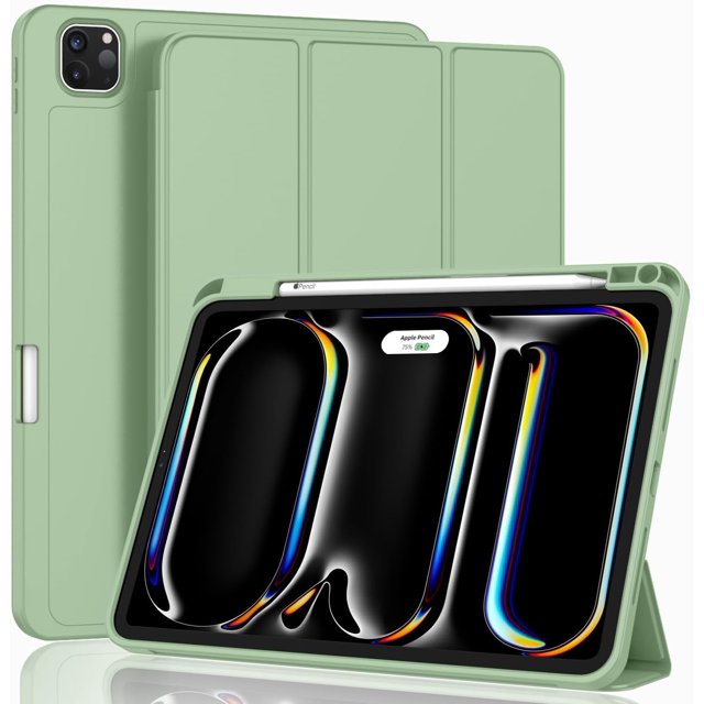 2024 iPad Pro 11 Inch Case M4 (5th Generation) with Pencil Holder