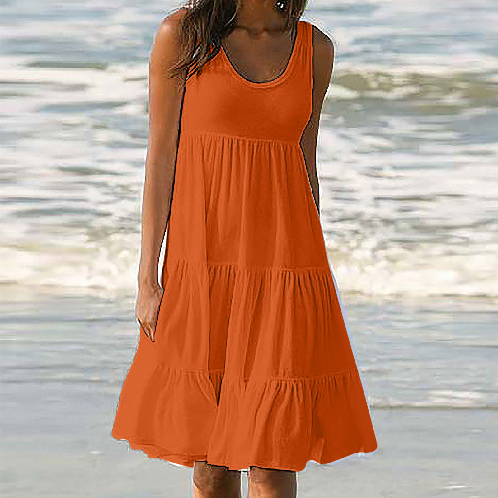 Summer Saving Clearance 2022! TIANEK Ladies Shirt Dress Sports