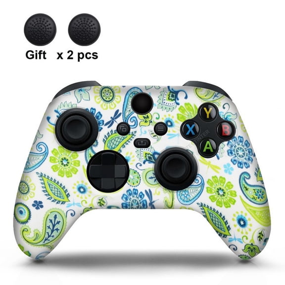Xbox Series Grip Silicone Case Series S/X Line Grip Protector with Button Caps