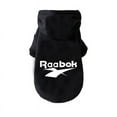 thumbnail image 1 of 2024 new pet clothing Fleece warm sports hoodie Large and medium dogs Pet hooded clothing Dog clothing (black,L), 1 of 7