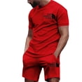 thumbnail image 1 of 2024 new summer men‘s sportswear suit short-sleeved T-shirt popular casual fashion, 1 of 7