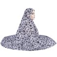 2024 plus size 3XL floral cloth floral scarf Malay gauze Arab scarf hat