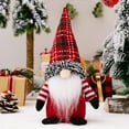 2024 room decor Christmas Checkered Man Plush Toy Doll Old Man Plush