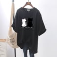 thumbnail image 1 of 2024 summer new women‘s short-sleeved explosive loose cotton white t-shirt top women t shirt, 1 of 7