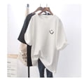 thumbnail image 1 of 2024 summer new women‘s short-sleeved explosive loose cotton white t-shirt top women t shirt, 1 of 7