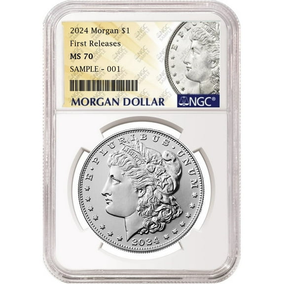 2024 uncirculated morgan silver dollar ngc ms 70 first releases