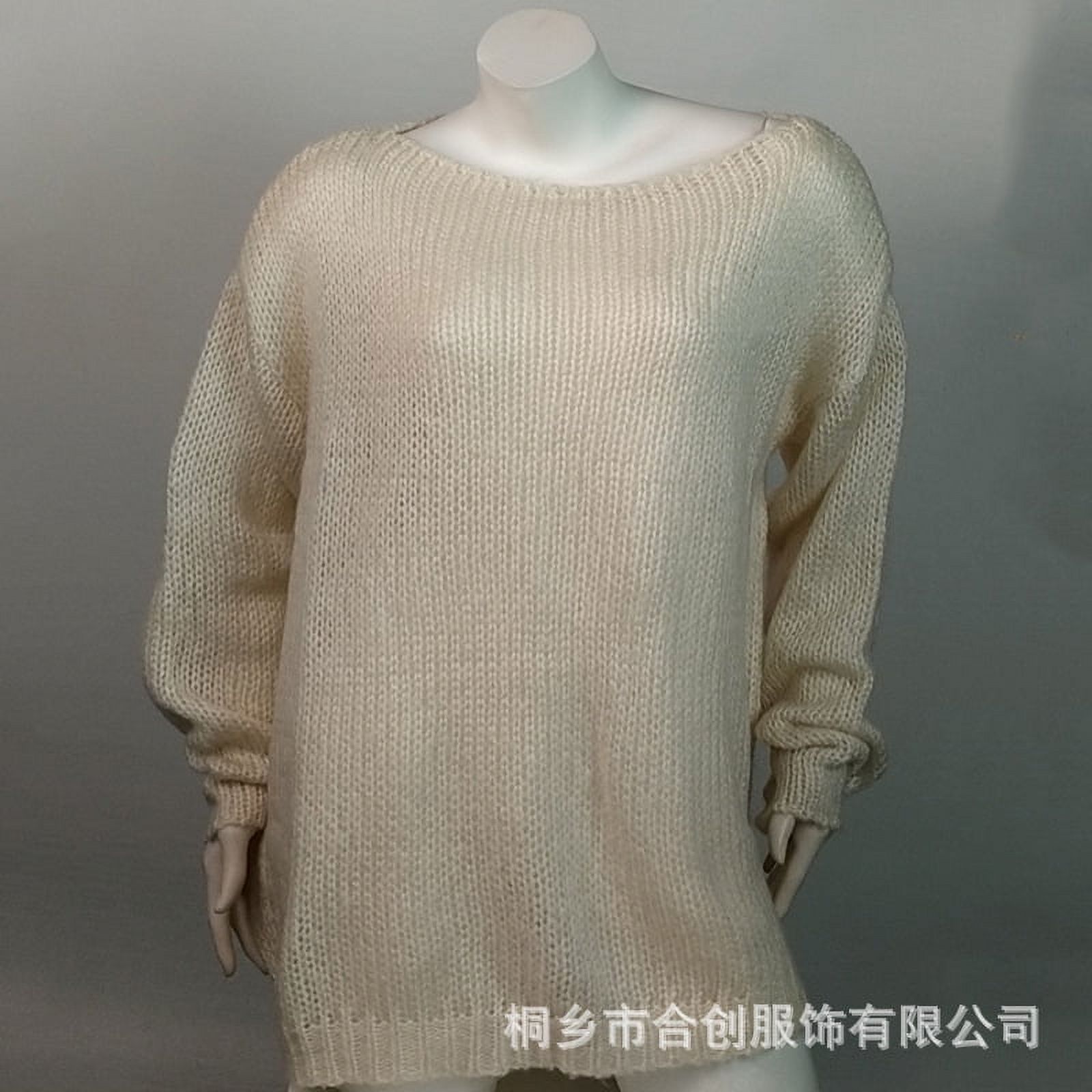 2024 women‘s European and American autumn and winter knitted top