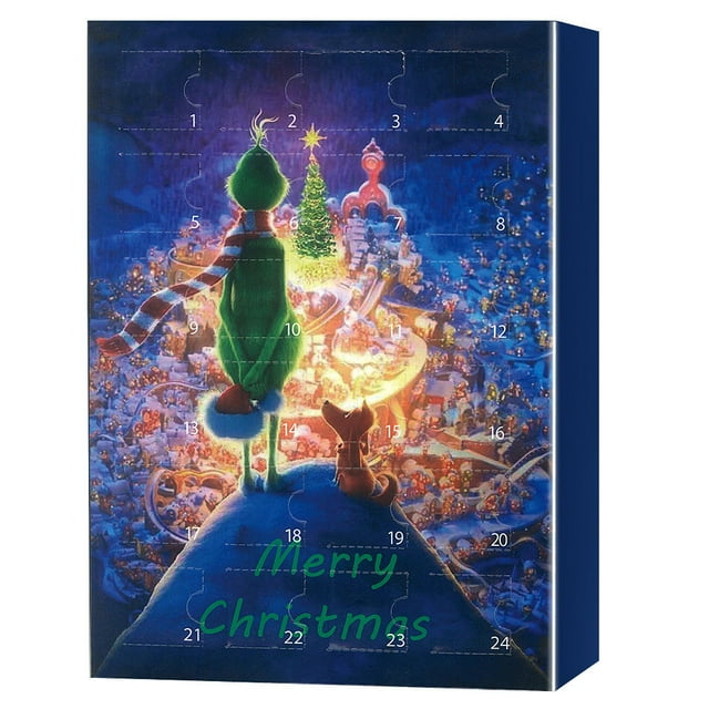 2024Christmas Advent Calendar Contains 24 Gifts, Christmas Cute Figures