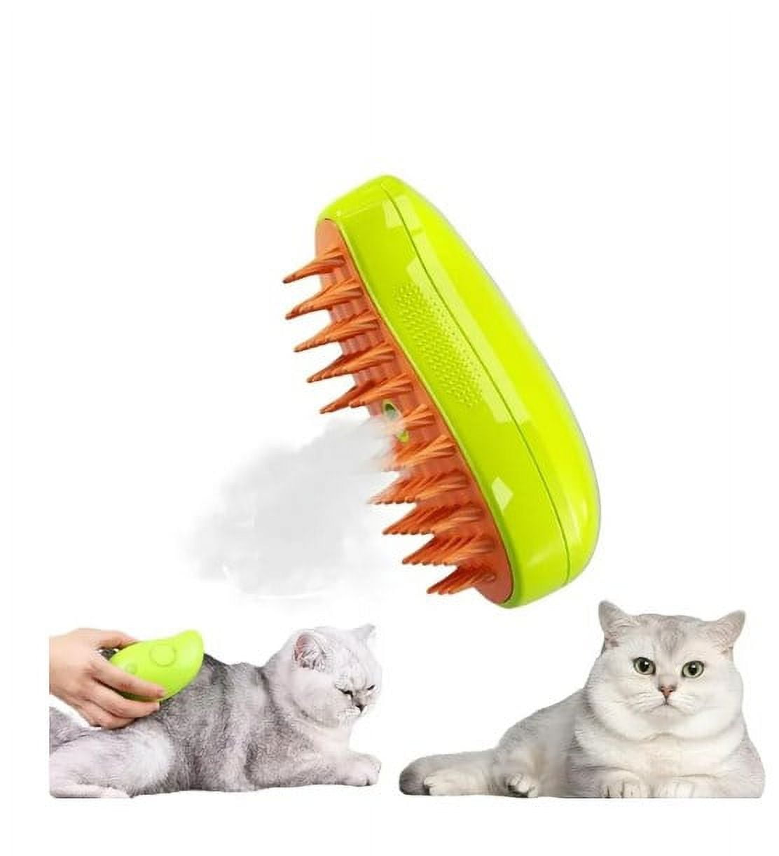 Cat Brush 3 In1 Cat Steamy Brush Self Cleaning Steam Cat - Temu