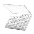 thumbnail image 1 of 2024New Large Monthly Pill Organizer 30Days Portable One Month Pill Box Weekly R7K3, 1 of 7