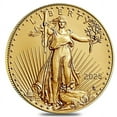 thumbnail image 1 of 2025 1/10 oz Gold American Eagle $5 Coin BU, 1 of 3