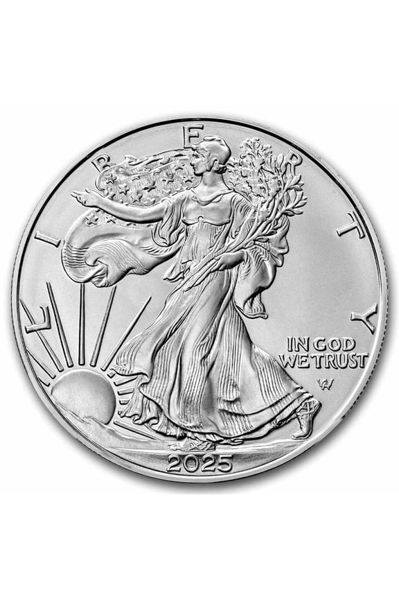 2025 $1 American Silver Eagle 1 oz .999 Fine Silver BU