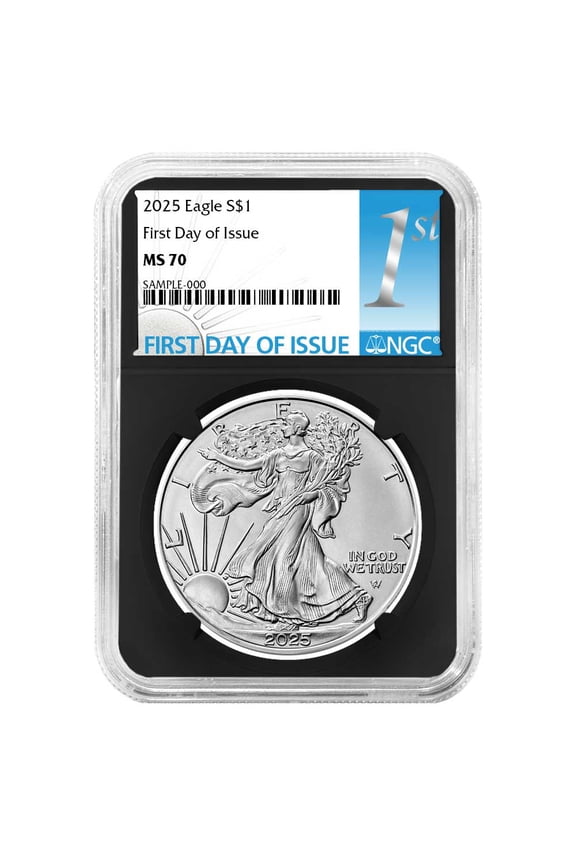 2025 $1 American Silver Eagle NGC MS70 FDI First Label Retro Core