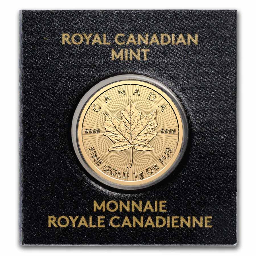 2025 1 gram Gold Maple Leafs Maplegram25™ (In Assay)