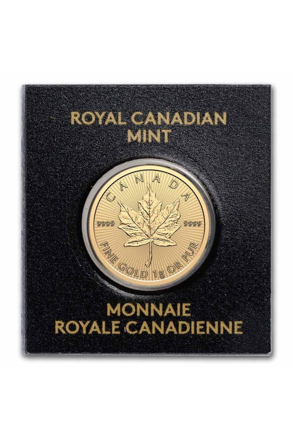 2025 1 gram Gold Maple Leafs Maplegram25 (In Assay)