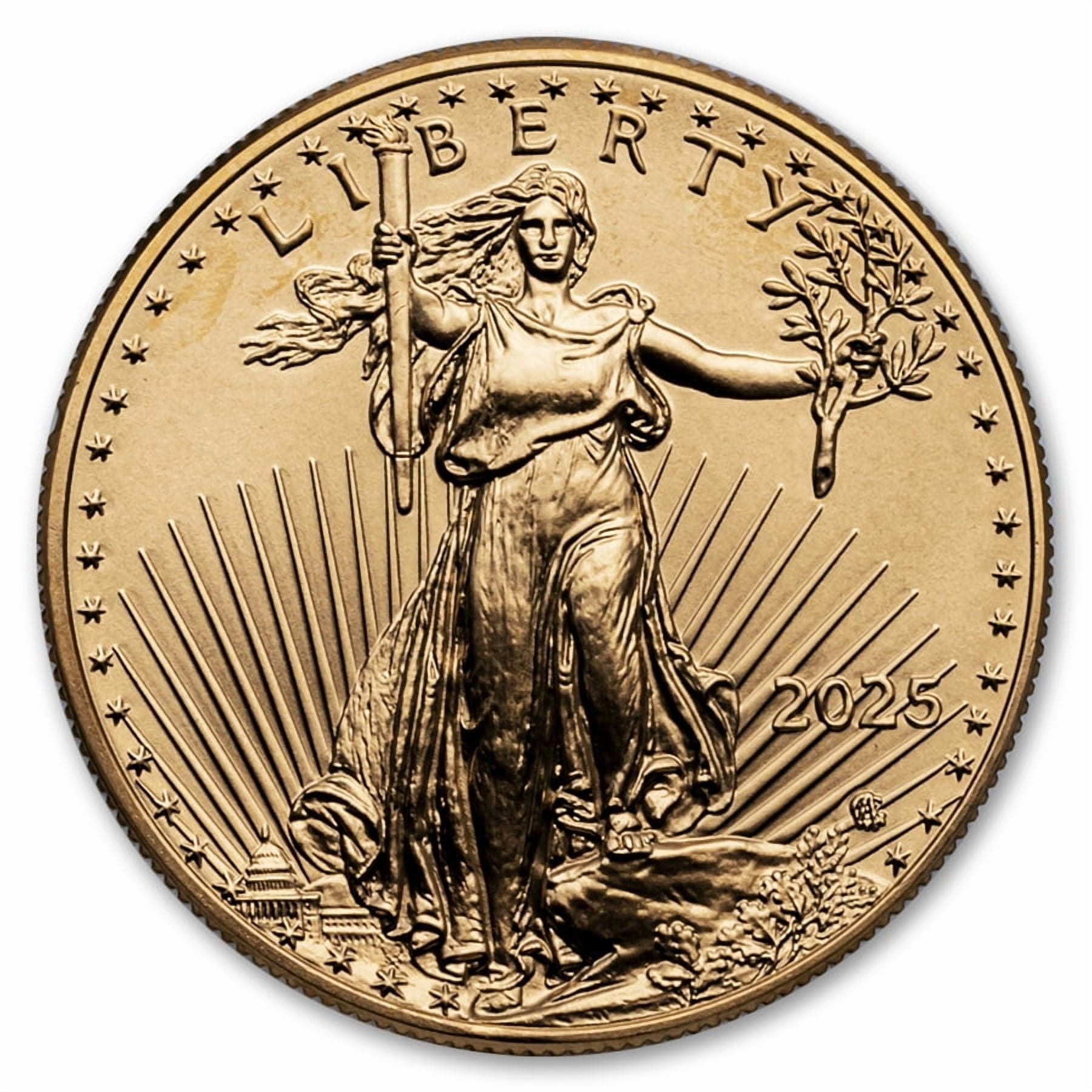 U.S. MINT 2025 1 oz American Gold Eagle Coin BU