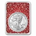 thumbnail image 1 of 2025 1 oz American Silver Eagle - w/Red Winter Holiday Card, 1 of 4