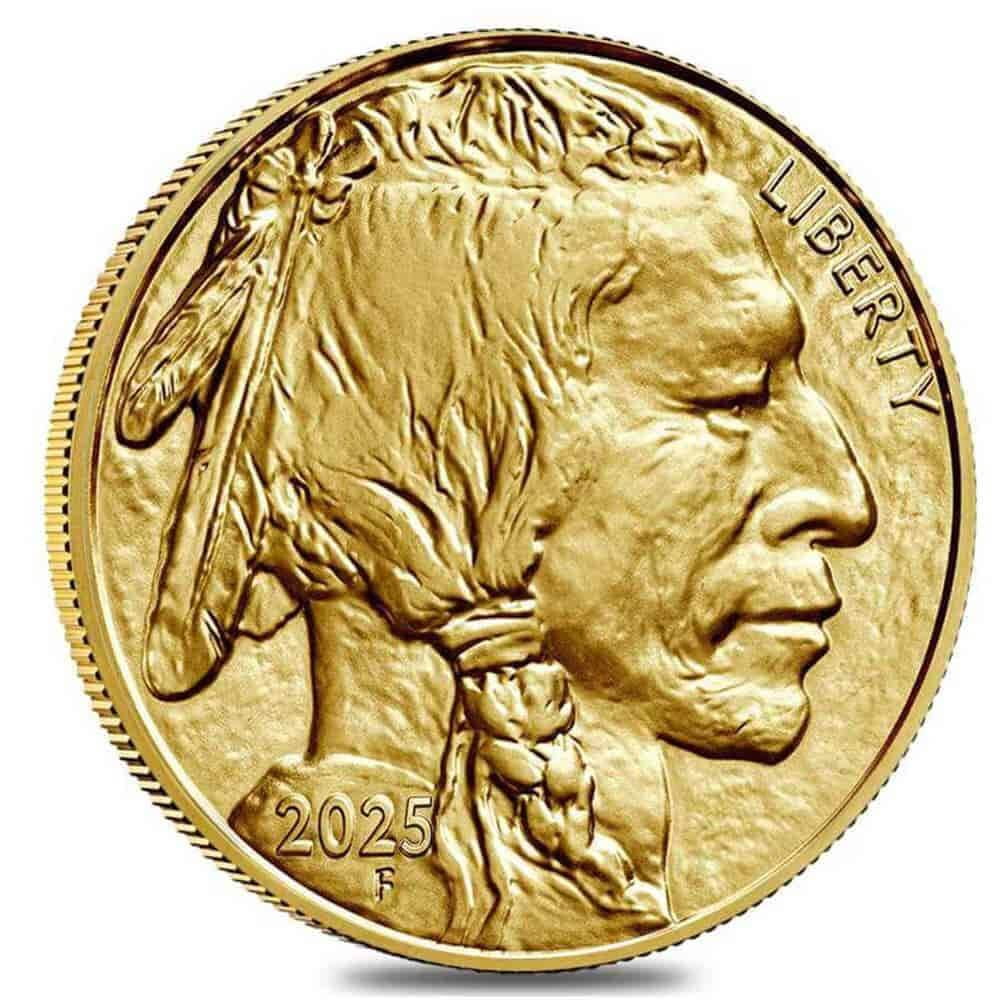 U.S. MINT 2025 1 oz Gold American Buffalo $50 Coin BU
