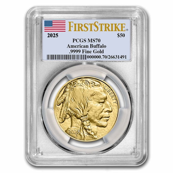 2025 1 oz Gold Buffalo MS-70 PCGS (FirstStrike)