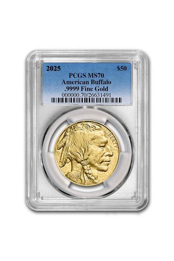 2025 1 oz Gold Buffalo MS-70 PCGS