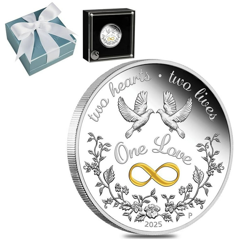 2025 1 oz One Love Proof Silver Coin Australian Perth Mint