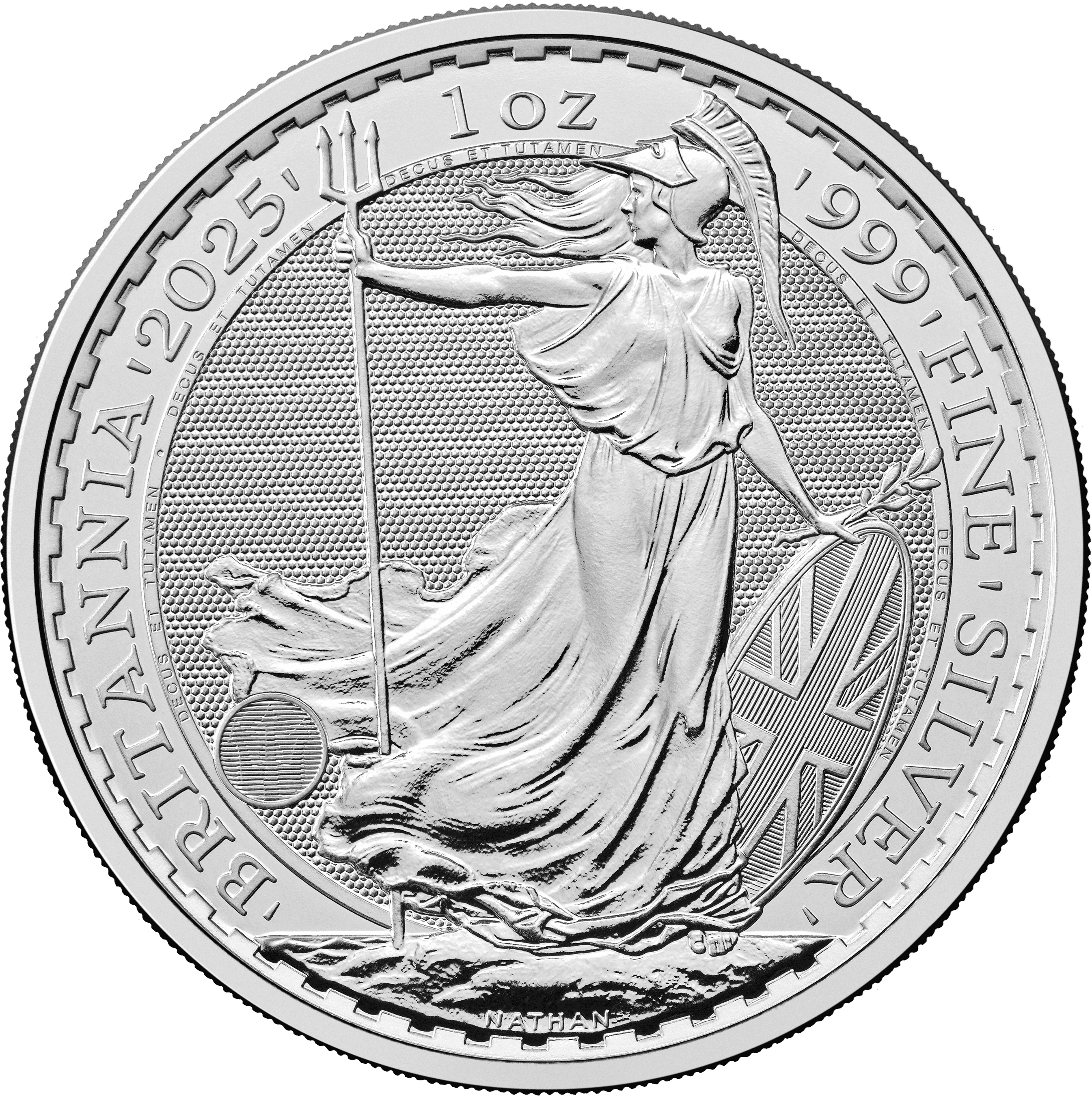 ROYAL MINT 2025 1 oz Silver Britannia Coin BU