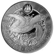 2025 1 oz Silver Coin - Cayman Islands Loggerhead Turtle .9999 Silver BU