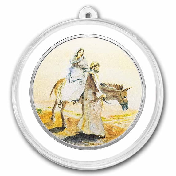 Colorzied 2026 1 oz Silver Colorized Round - Journey to Bethlehem - Walmart.com