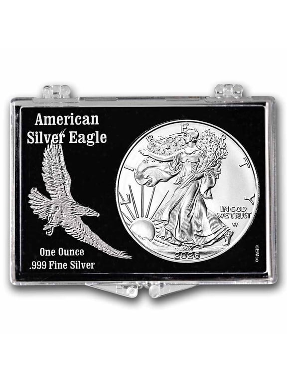 2026 1 oz Silver Eagle - w/Snap-Lock, Embossed Eagle Design