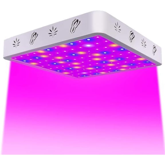 2025 1000W(HPS) Full Spectrum LED Plant Grow Light for Indoor Plants, Vegetables, Flowers - Energy Saving, with Timer & Dimmable Function$$Garden & Patio