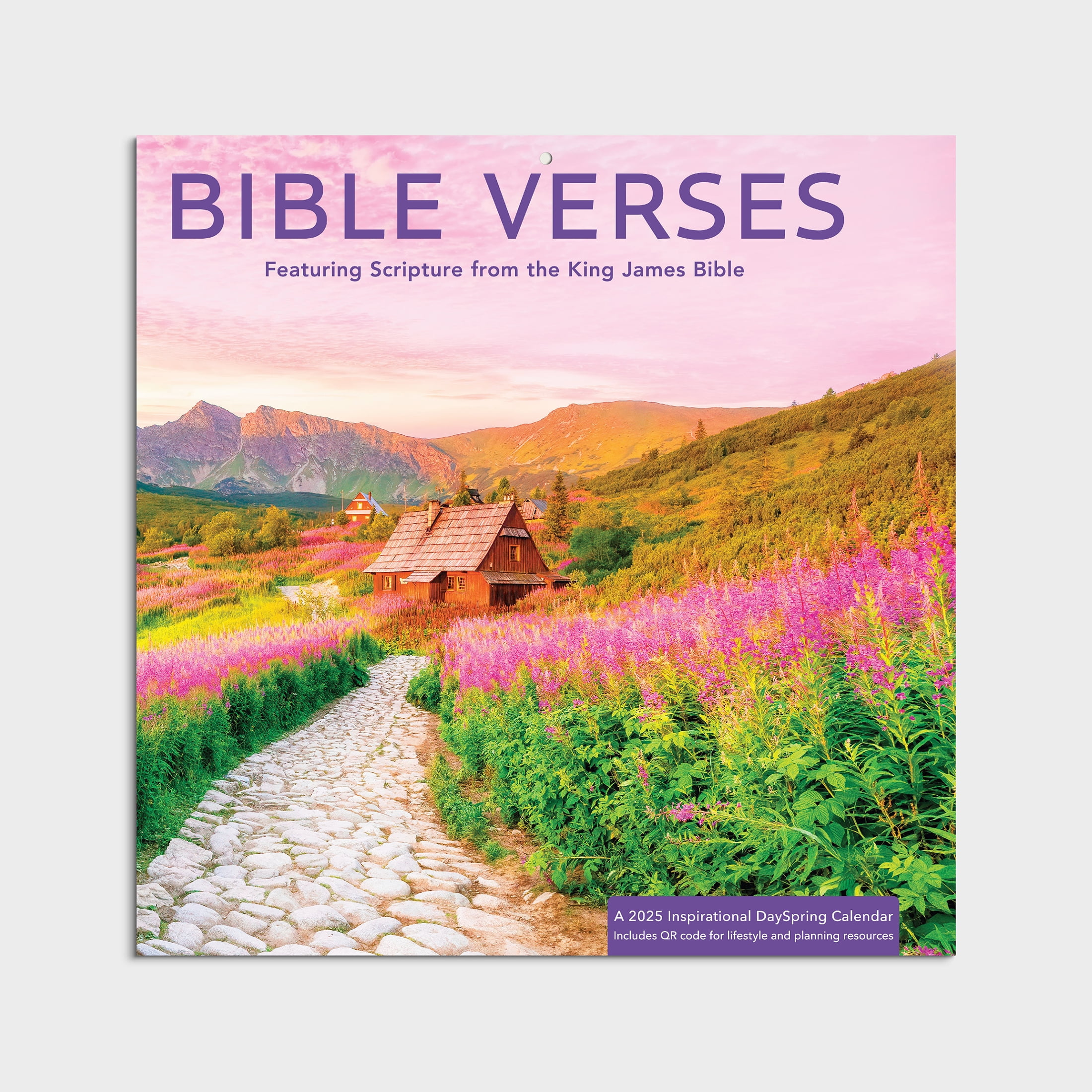 2025-12 Month Hanging Wall Calendar-Bible Verses Valley -12x12 by Dayspring