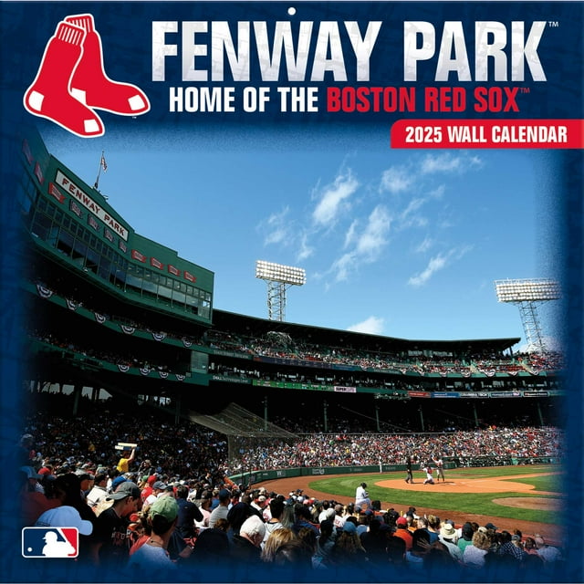 2025 12X12 STADIUM WALL CALENDAR, BOSTON RED SOX FENWAY PARK