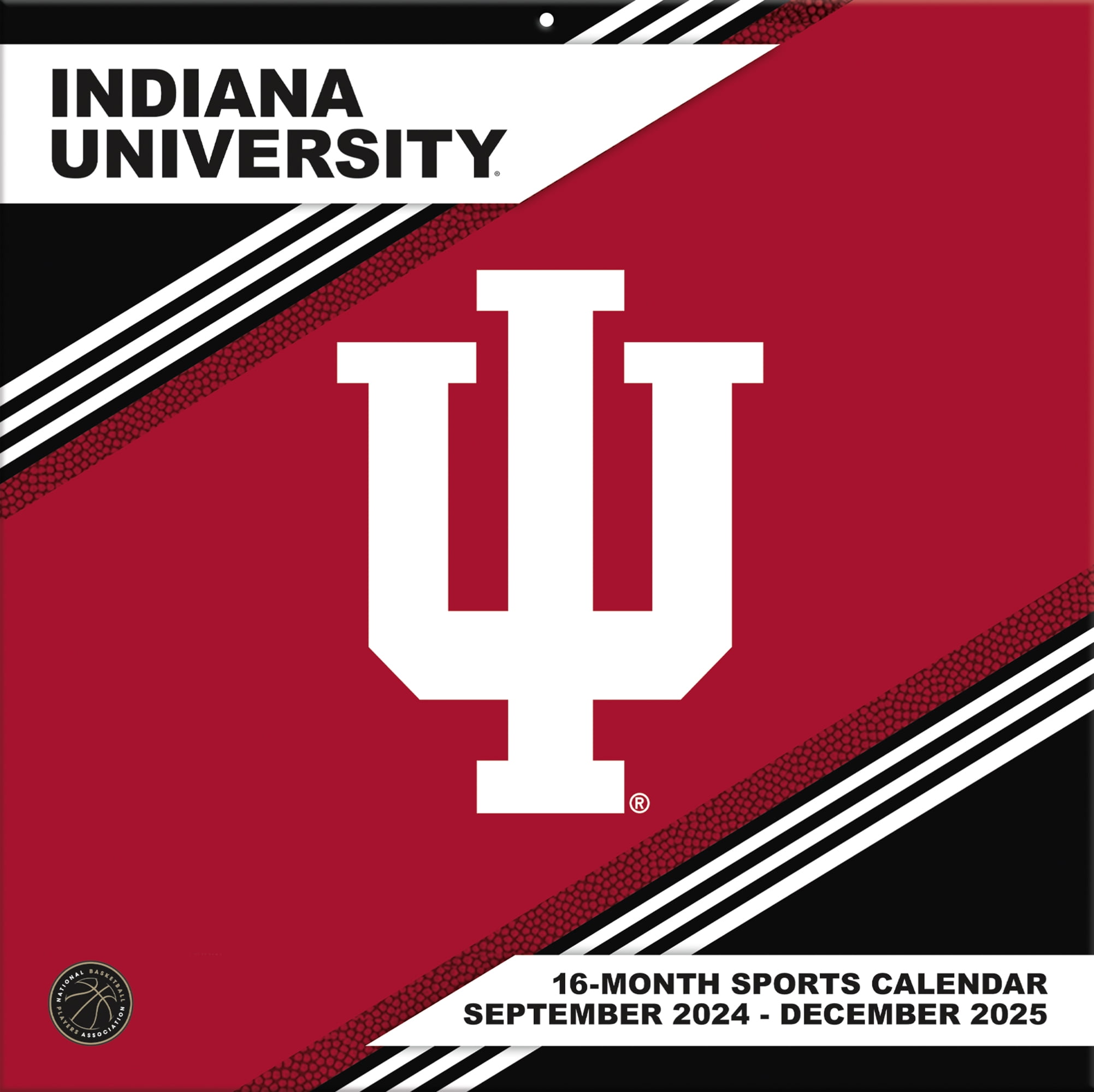 2025 12X12 TEAM WALL CALENDAR, INDIANA HOOSIERS