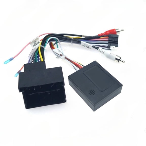 2025-16 16pin android large screen navigation power cable with protocol box for bmw x1.e90 handheld communication tail line