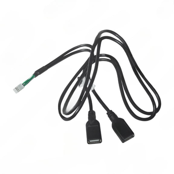 2025-16 6pin dual usb adapter cable 80cm for palm news android navigation car av large screen modification harness