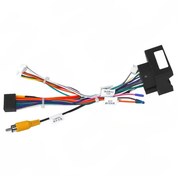 2025-17 16p power cord with canbus protocol box for volkswagen high-end palm information android navigation host dedicated plug