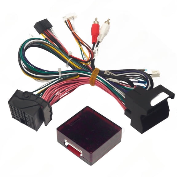 2025-17 android large screen navigation power cable with protocol box for 2008-2012 renault koleos.hy modification line