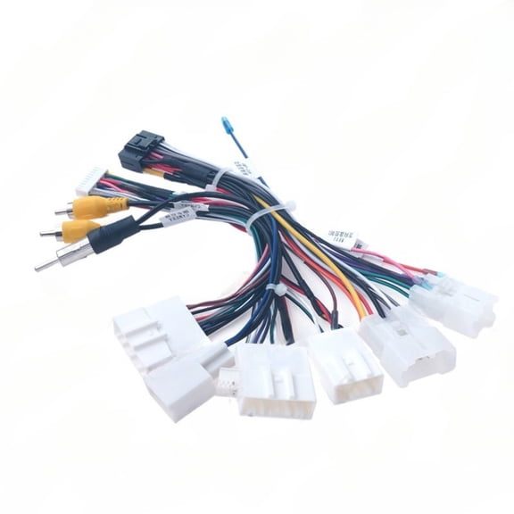 2025-17 android large screen navigation power cord with decoding box for toyota rav4.highlander.corolla.camry.levin