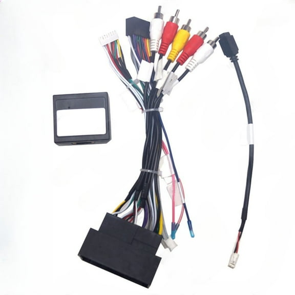 2025-17 android navigation power cable with protocol box for jeep freelight.compass.commander.freeman