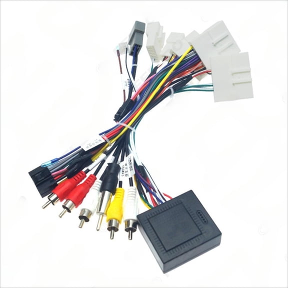 2025-17 android navigation power cable with protocol box for nissan teana.sylphy.tiida.x-trail