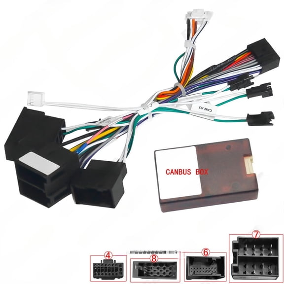 2025-17 power cord.modification line.canbus protocol box suitable for 2001-2006 mercedes benz w209.w203 android large screen navigation