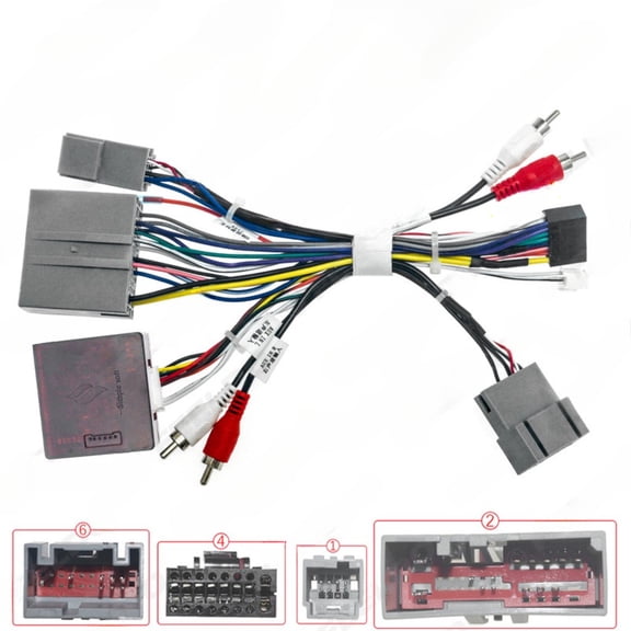 2025-17 power cord.protocol box suitable for chevrolet trailblazer.ford explorer.expedition 16p android navigation