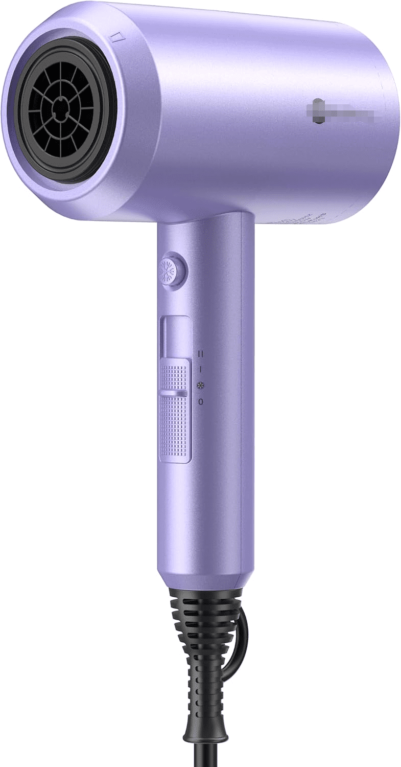 2025 1800W Professional Ionic Hair Dryer – Fast Drying with 3 Attachments for Salon & Home Use(Lavender)